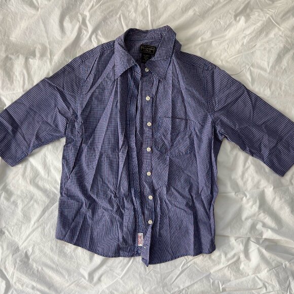 Abercrombie & Fitch Blue & Red Plaid Button Down Shirt - Picture 1 of 3